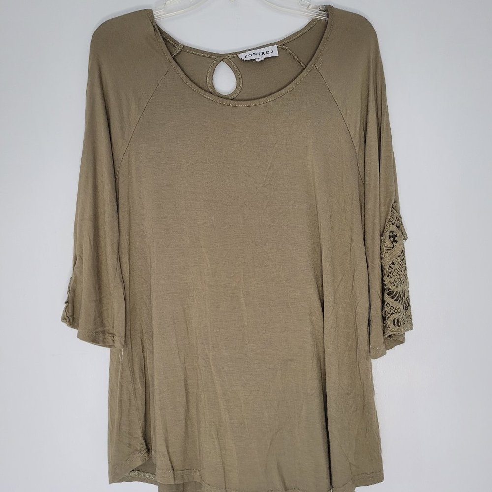Kontrol, L, beige top
